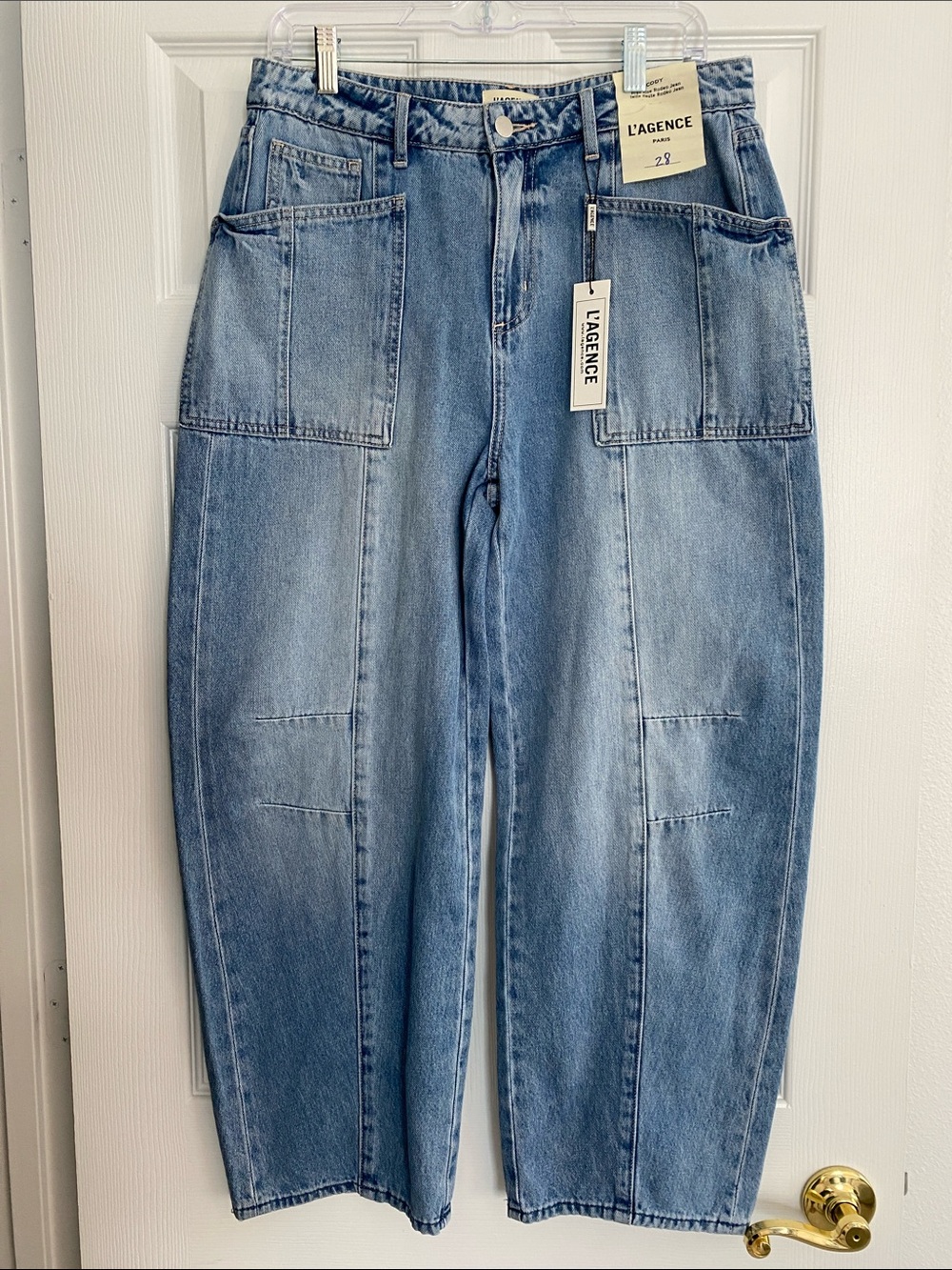 L'AGENCE Cody High Rise Rodeo Jean in Cristo Size 28
